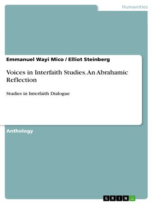 cover image of Voices in Interfaith Studies. an Abrahamic Reflection